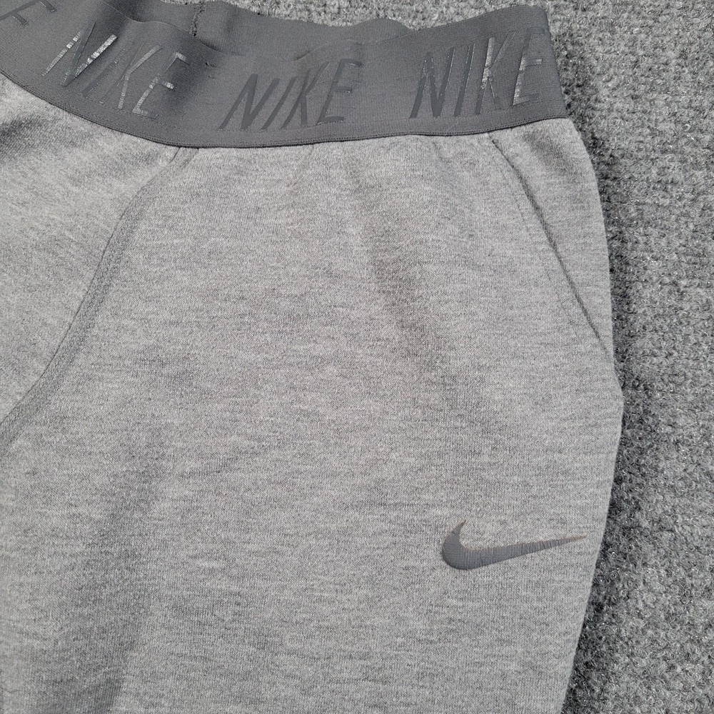 Nike Dri-FIT Joggers Mens Small Gray Fleece Athletic Gym Baselayer AQ4636-091